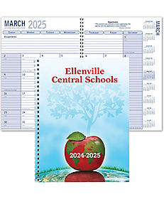 Custom Calendars: Custom Full Color Spiral Academic Planner